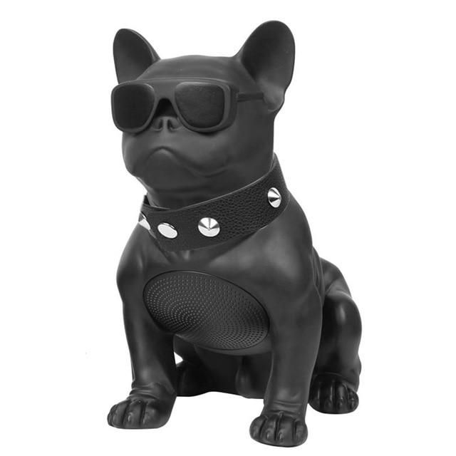 Large Bulldog Speaker Wireless Bluetooth Speaker Stereo Sound Box M10 Black