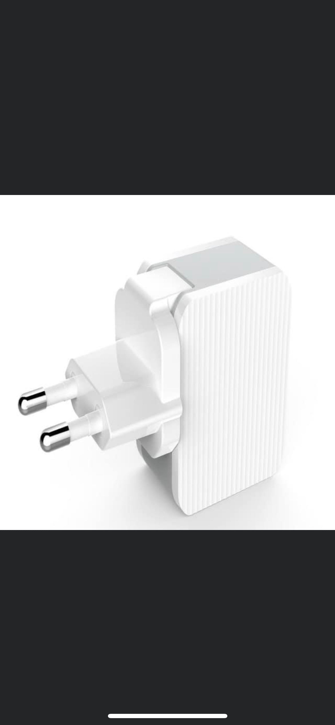 2 USB plug with Uk and US pins comes with micro charger