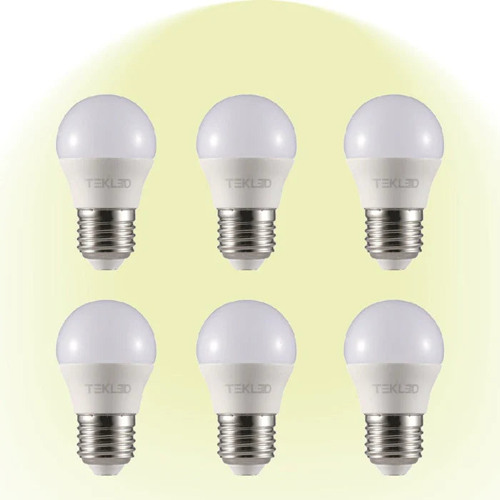 Ursa LED Golf Ball Bulb G45 E27 Edison Screw 5W - 4000K Cool White / Pack of 6