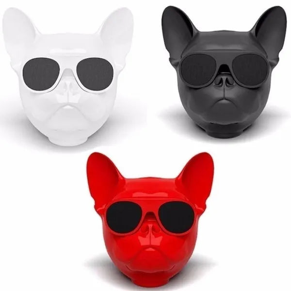 Portable Wireless Bluetooth Bulldog Speakers MP3 Player Dog Speaker Mini Boombox for iphone xiaomi Mobile Phone