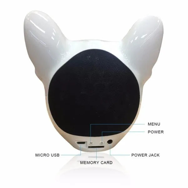 Portable Wireless Bluetooth Bulldog Speakers MP3 Player Dog Speaker Mini Boombox for iphone xiaomi Mobile Phone