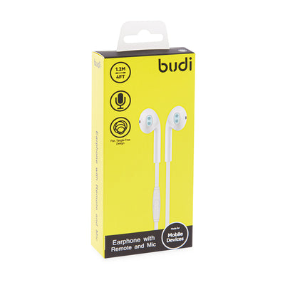 Budi Earphone With Remote And Mic (1.2m)