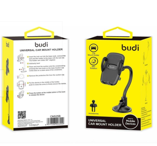 Budi Long Universal Car Mount Holder