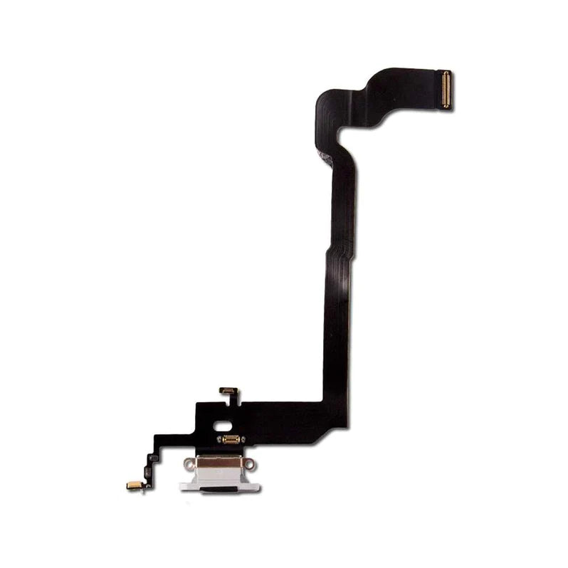 For Apple iPhone X Replacement Charging Port & Microphone Flex - White
