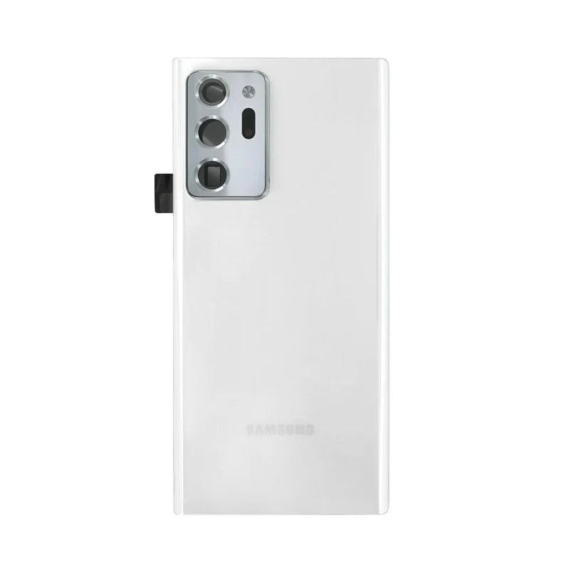 For Samsung Galaxy Note 20 Ultra Replacement Rear Battery Cover with Adhesive (Mystic White)
