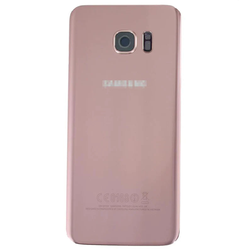 For Samsung Galaxy S7 Edge Replacement Rear Battery Cover (Pink Gold)