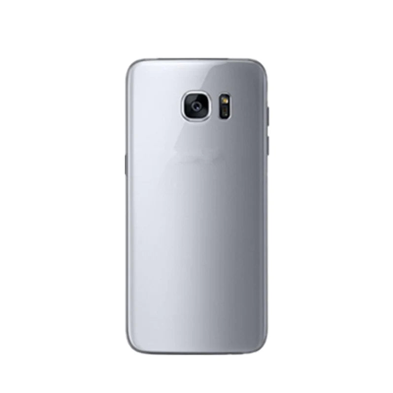 For Samsung Galaxy S7 Replacement Rear Battery Cover inc Camera Lens (Silver)