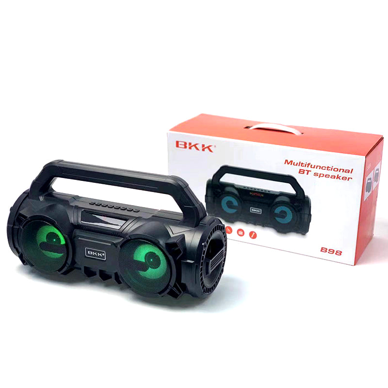 Portable bluetooth speaker Long battery life B98 bluetooth speaker wireless black color bluetooth speaker