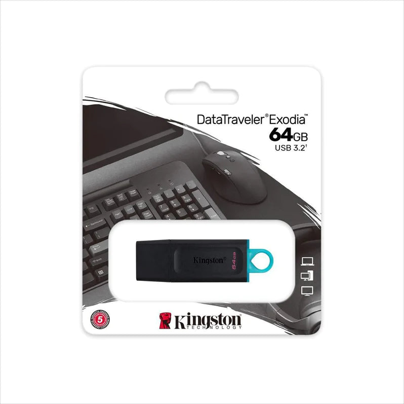 Kingston DataTraveler Exodia DTX 64GB Flash Drive USB 3.2 Gen 1