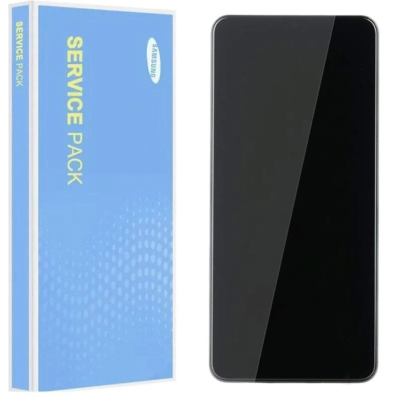 Samsung Galaxy A02 A022F Service Pack Black Full Frame Touch Screen Display GH82-25250A