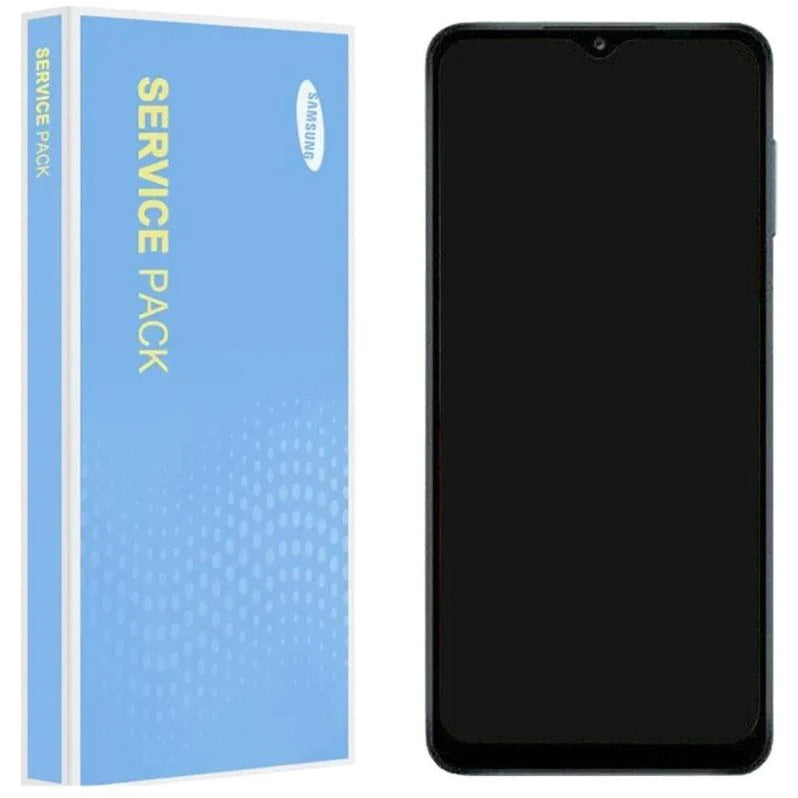 Samsung Galaxy A12 A125 Service Pack Black Full Frame Touch Screen Display