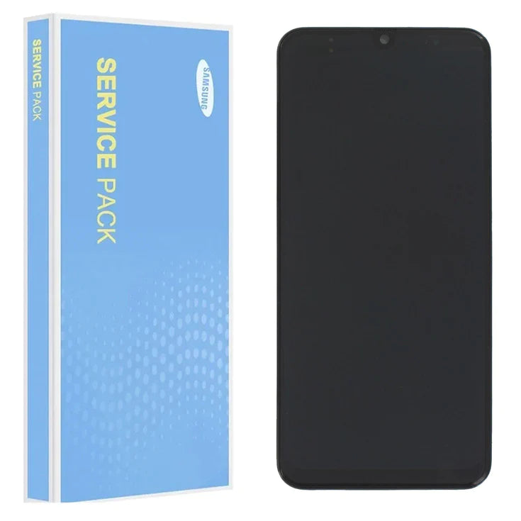 Samsung Galaxy A30 A305F Service Pack Black Full Frame Touch Screen