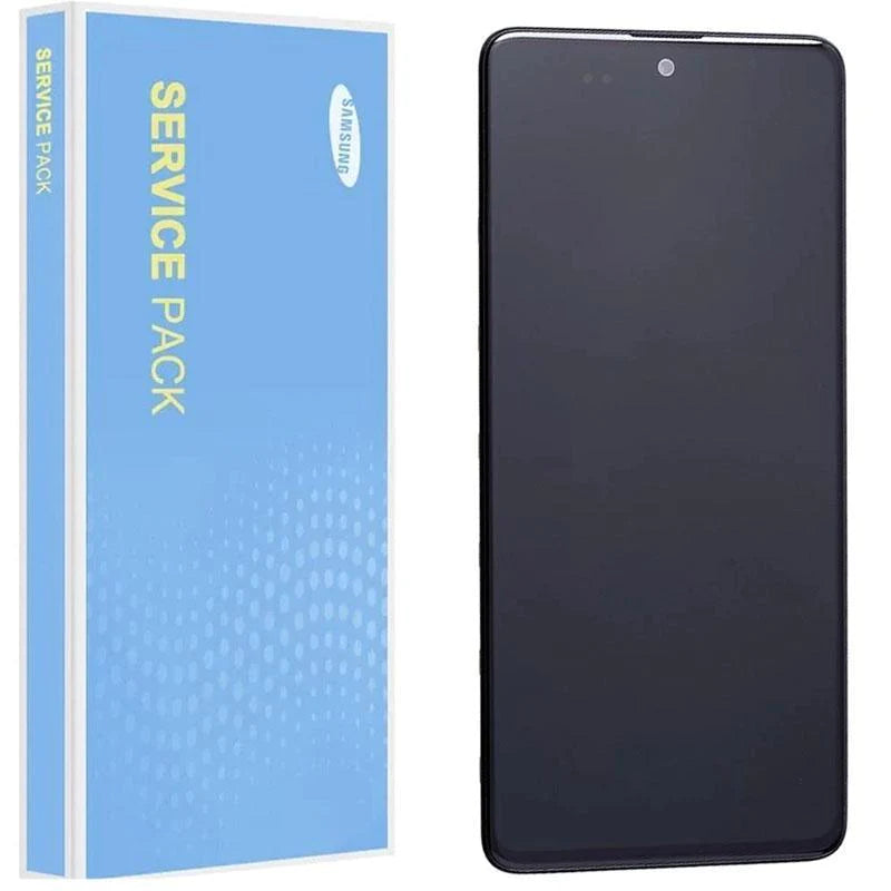 Samsung Galaxy A51 A515F Service Pack Black Full Frame Touch Screen