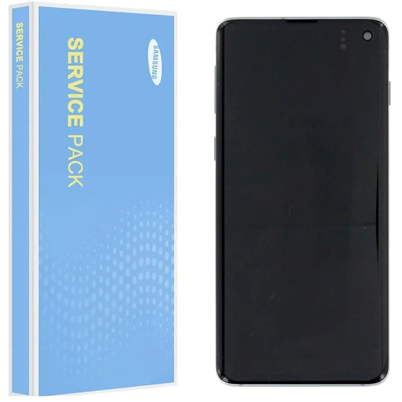 Samsung Galaxy S10 G973 Service Pack Prism Blue Full Frame Touch Screen Display