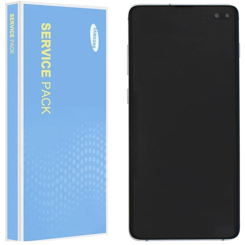 Samsung Galaxy S10 Plus G975 Service Pack Prism Black Full Frame Touch Screen Display