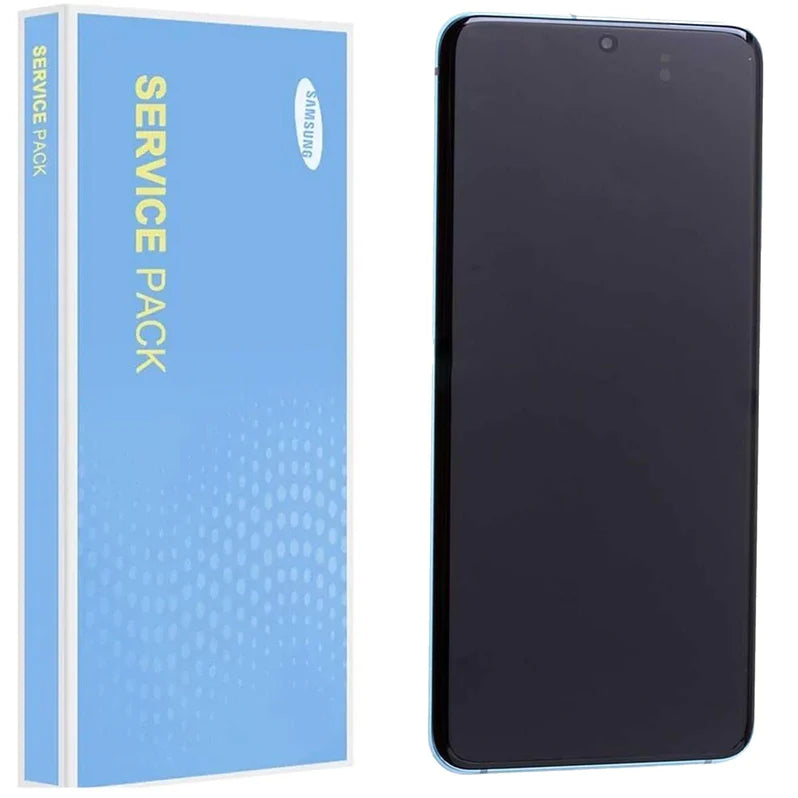 Samsung Galaxy S20 5G G980 Service Pack Full Frame Touch Screen Display (Cosmic Grey)