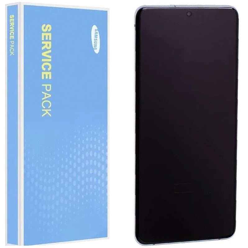 Samsung Galaxy S20 Plus G985 Service Pack Full Frame Touch Screen Display (Cloud Blue)