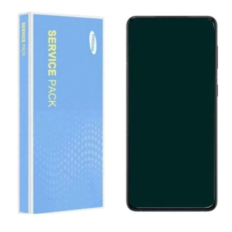 Samsung Galaxy S21 FE G990B Service Pack White Full Frame Touch Screen Display