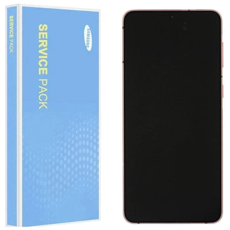 Samsung Galaxy S20 Ultra 5G G988F Service Pack Full Frame Touch Screen Display (Cloud White)