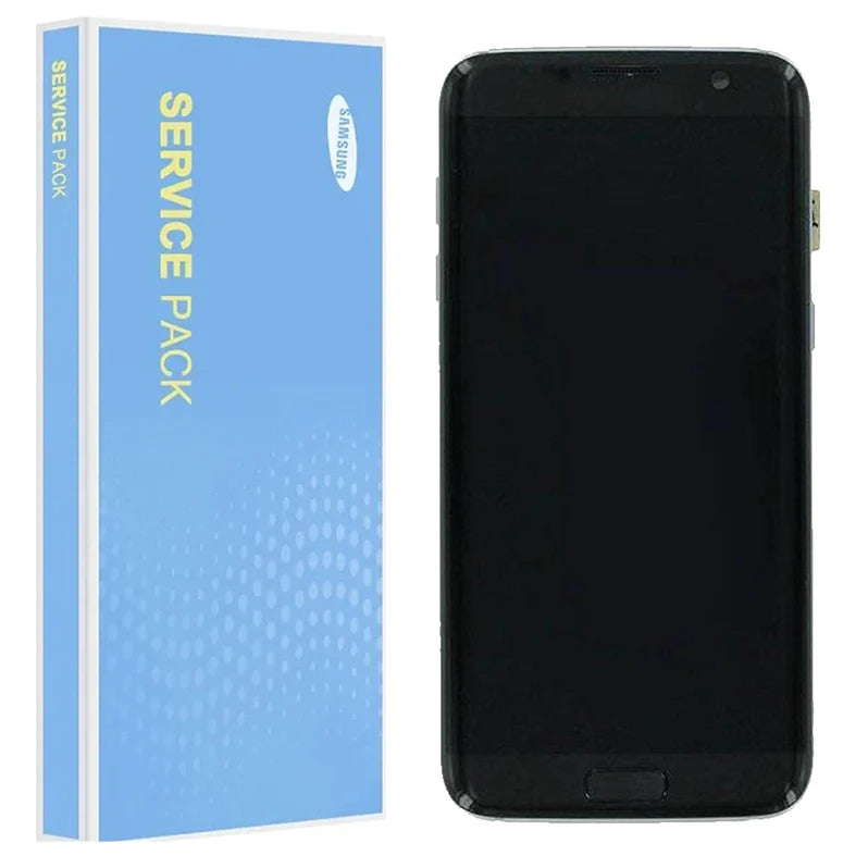 Samsung Galaxy S7 Edge G935F Service Pack Black Full Frame Touch Screen Display
