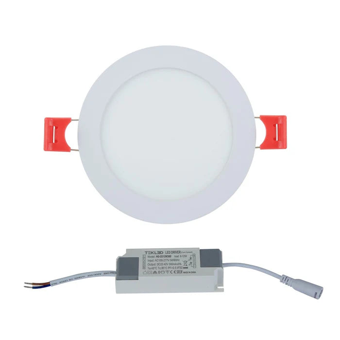 Downlight LED Round Slim Panel Light 12W D170mm - 4000K Cool White