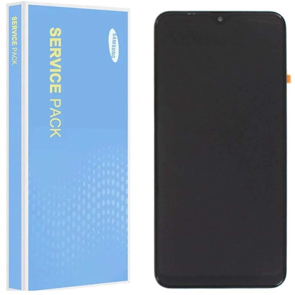 Samsung Galaxy A10 A105 Service Pack Black Full Frame Touch Screen Display