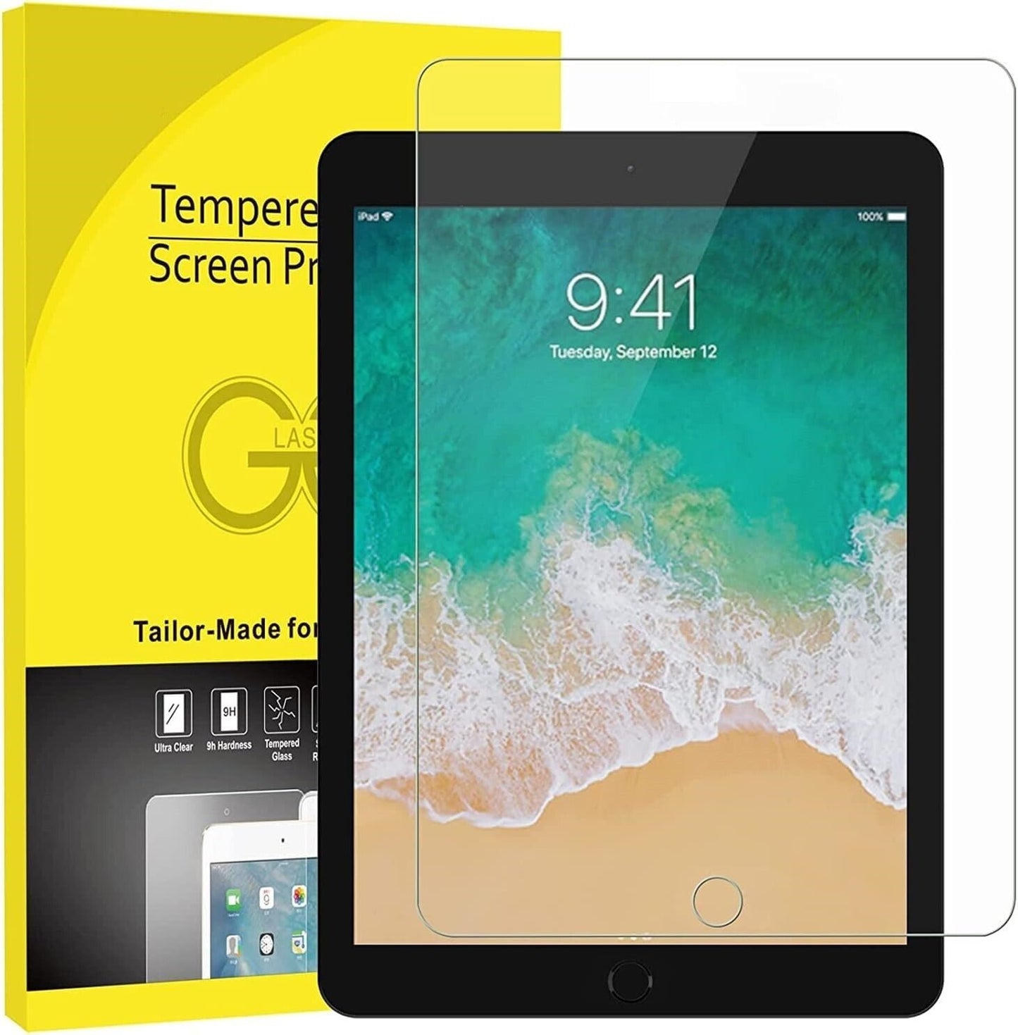 Tempered Glass Screen Protector For Apple iPad Pro 12.9 1st 2nd Gen 2015 2017