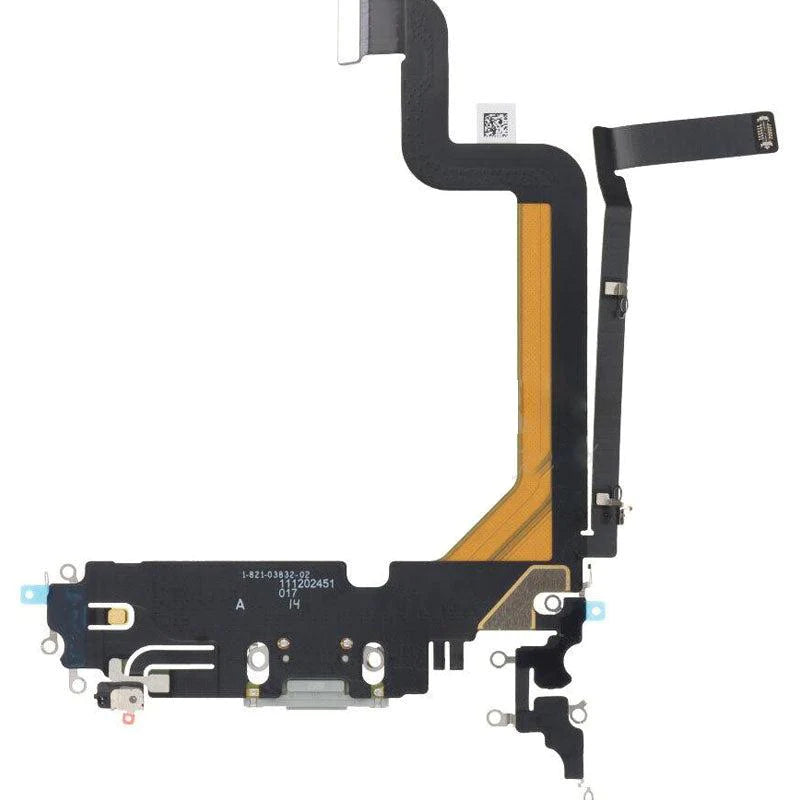 iPhone 14 Pro Max Replacement Charging Port Flex (Silver)