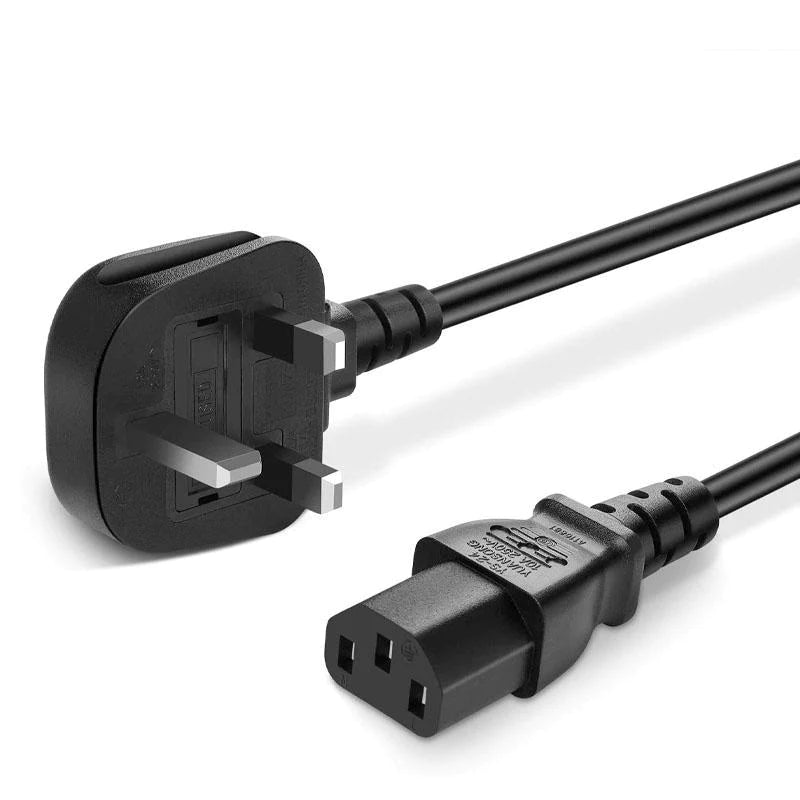 UK Plug Replacement Power Lead Cable- 3 Pin (1m)
