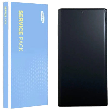 Samsung Galaxy Note 10 N970 Service Pack Aura Black Full Frame Touch Screen Display