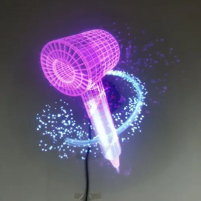 3D LED WiFi Holographic Projector Display Fan