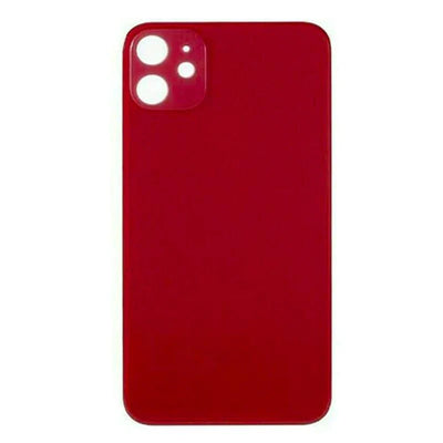 For Apple iPhone 11 Replacement Back Glass (Red)