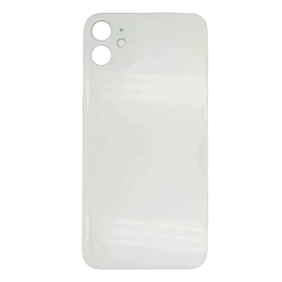 For Apple iPhone 11 Replacement Back Glass (White)