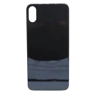 For Apple iPhone X Replacement Back Glass (Black)