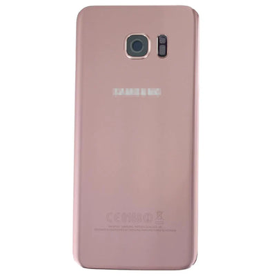 For Samsung Galaxy S7 Edge Replacement Rear Battery Cover  (Pink Gold)