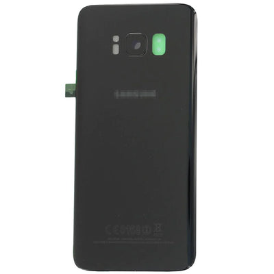 Samsung Galaxy S8 Replacement Rear Battery Cover with Adhesive (Black)