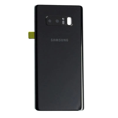 For Samsung Note 8 Replacement Rear Battery Cover with Adhesive (Black)