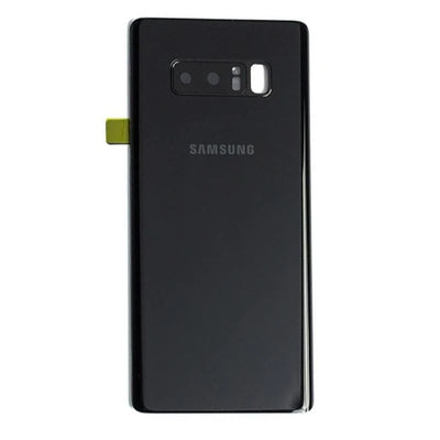 Samsung Note 8 Replacement Rear Battery Cover with Adhesive (Black)