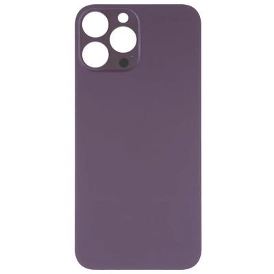 For iPhone 14 Pro Replacement Back Glass (Deep Purple)