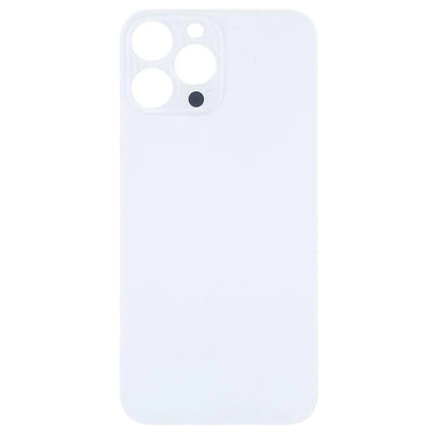 For iPhone 14 Pro Replacement Back Glass (Silver)