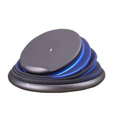 WIRELESS CHARGER - WITH LED MOODLIGHT - COLOUR CHANGING - GREY