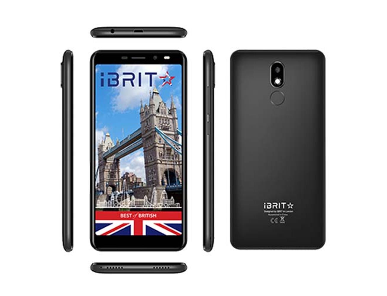 iBrit Z2 Smart Phone, 5.5", Dual SIM - Black