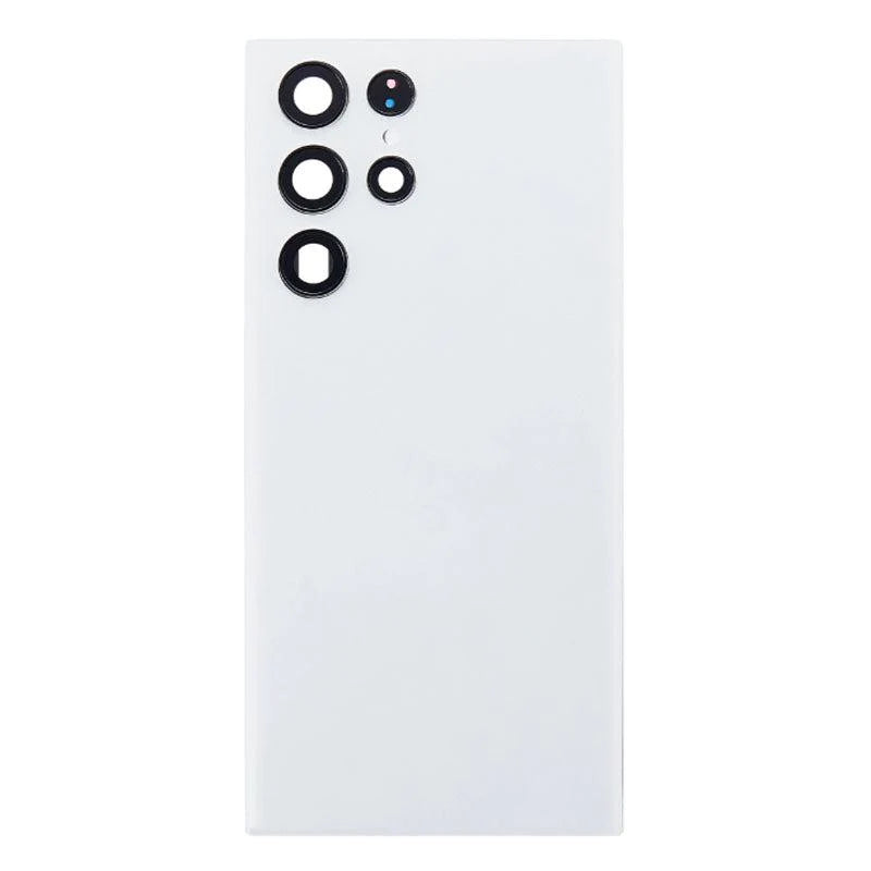 Samsung Galaxy S22 Ultra Replacement Battery Cover With Lens (Phantom White)